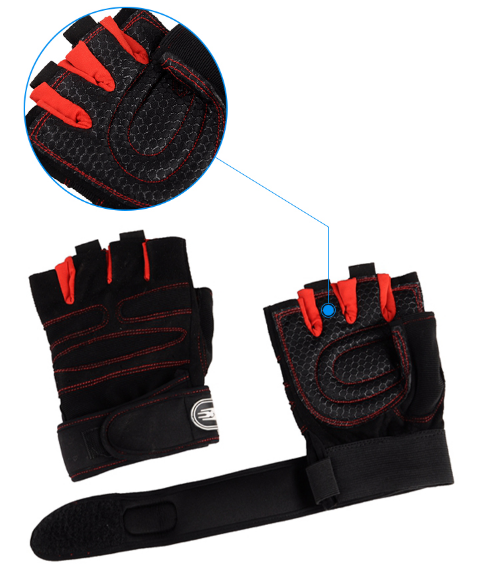 Guantes deportivos cortos