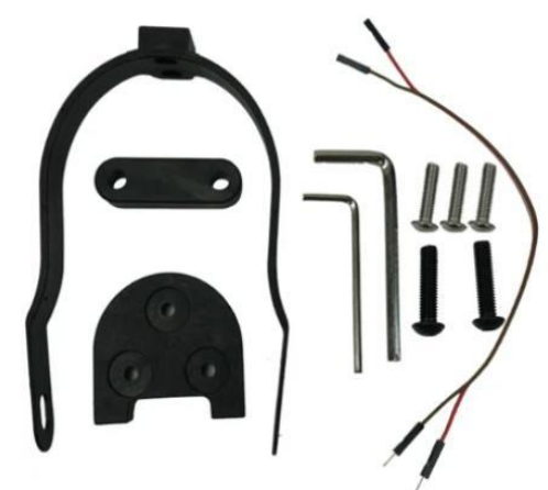 Kit elevador aro 10 + bloque + Cable de luz M365 y Pro