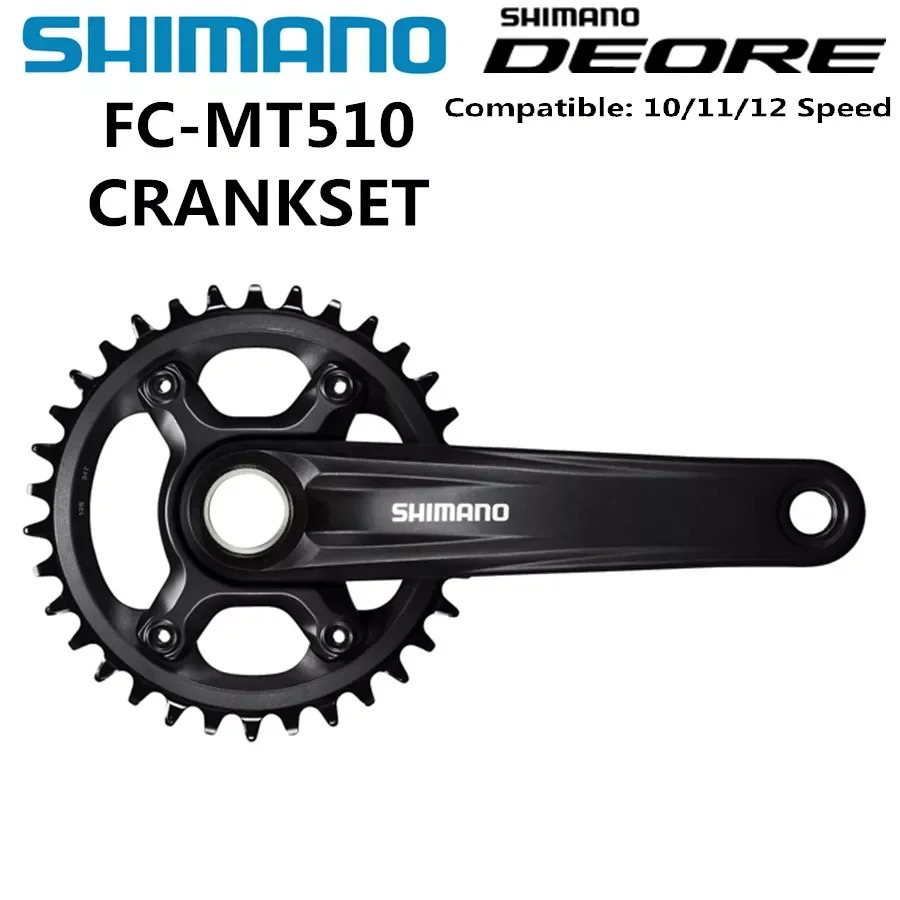 CATALINA DEORE 34T MT510-1 12 V 170 MM MONOPLATO + BOTTON MT501 GR