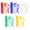 Juego de pegatinas para Scooter M365 y Pro