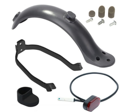 [G-06] Tapabarro trasero + soporte + gancho+ luz trasera M365