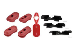 [G-02] Piezas de caucho de silicona Cable tapa+ tapa del puerto de carga + amortiguador de vibraciones Pro, Pro 2 y Mi 1S