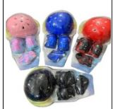 Kit protección o seguridad niños con Casco