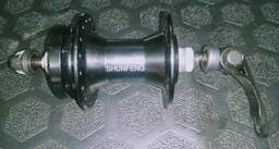 Maza delantera de aluminio 36H con plumilla billas (disco)